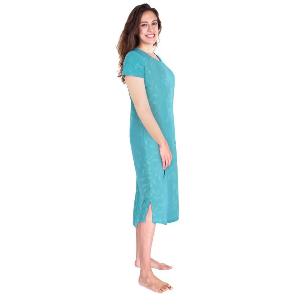 Women's Moisture Wicking Scoop Neck Nightshirt